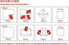 無(wú)塵擦拭布的使用方法建議